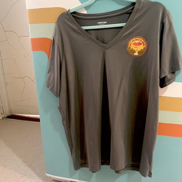 "get me outta here" olive green tee (size XL) - Picture 2 of 5